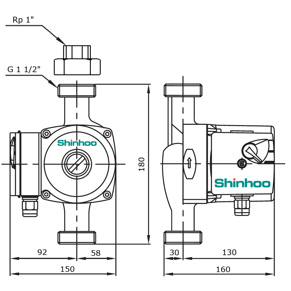 BASIC 25-8S N 180 1x230V